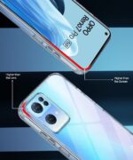 Transparent Back Case Cover for Oppo Reno 7 Pro 5G | Full Device & Camera Protection Shockproof TPU Silicone Back Cover Case Transparent - Image 5