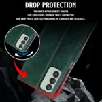 Shock Proof Flip Cover Back Case for Samsung Galaxy M13 4G | Magnetic Wallet Leather Case with Stand - Image 8