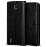 Shock Proof Flip Cover Back Case for Nokia C01 Plus | Magnetic Wallet Leather Case with Stand - Image 2