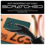 kelpuj Back Cover for Oppo F27 5G | Ultra Slim Soft Rubberised Case | Inner Velvet Fabric Lining | Matte Silicone Flexible Mobile Case | Camera Protection - Green - Image 8