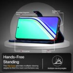 Shock Proof Flip Cover Back Case for Realme P3 Pro 5G | Magnetic Wallet Leather Case with Stand - Image 8