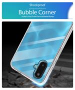 Transparent Back Cover Case for Samsung Galaxy M06 5G | Galaxy F06 5G | Raised Bumps for Full Device & Camera Protection Shockproof TPU Silicone Back Case Mobile Cover Transparent - Image 6