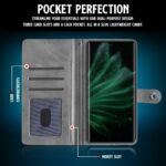 Shock Proof Flip Cover Back Case for Realme P2 Pro 5G | Magnetic Wallet Leather Case with Stand - Image 4