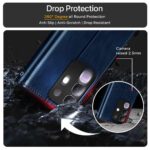 Shock Proof Flip Cover Back Case for Vivo T4X 5G | Magnetic Wallet Leather Case with Stand - Image 4