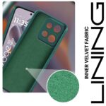 kelpuj Back Cover for Motorola Moto Edge 50 Neo 5G | Ultra Slim Soft Rubberised Case | Inner Velvet Fabric Lining | Matte Silicone Flexible Mobile Case | Camera Protection - Green - Image 4