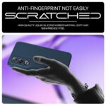 Back Cover for Oppo K12x 5G | Ultra Slim Soft Rubberised Case | Inner Velvet Fabric Lining | Matte Silicone Flexible Mobile Case | Camera Protection - Blue - Image 4