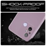 Back Cover for Xiaomi Redmi 12C | Poco C55 | Ultra Slim Soft Rubberised Case | Inner Velvet Fabric Lining | Matte Silicone Flexible Mobile Case | Camera Protection - Lilac - Image 3