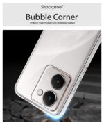 Transparent Back Cover Case for Realme P3 Ultra 5G | Raised Bumps for Full Device & Camera Protection Shockproof TPU Silicone Back Case Mobile Cover Transparent - Image 6