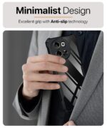 TPU+PC Shock Proof Clear Protective Back Case for Tecno Pova 6 Neo 5G Airedge Technology | 360 Degree Camera Protection | Transparent Hybrid Back Case Mobile Cover Black - Image 8