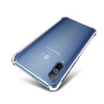 Flexible Shockproof Crystal Clear TPU Back Cover Case Full Protection with Cushioned Edges Clear TPU Back Case Cover for Galaxy M40 - Transparent - Image 5