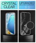 Transparent Back Cover Case for Vivo V40 | V40 Pro 5G | T3 Ultra 5G | Raised Bumps for Full Device & Camera Protection Shockproof TPU Silicone Back Case Mobile Cover Transparent - Image 6