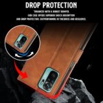 Shock Proof Flip Cover Back Case for Xiaomi Redmi Note 10 | Magnetic Wallet Leather Case with Stand - Image 5