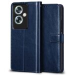 Shock Proof Flip Cover Back Case for Oppo A79 5G | Magnetic Wallet Leather Case with Stand - Image 4