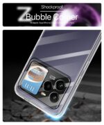 Crystal Clear Transparent Back Case Cover for Lava Agni 3 5G | Full Device & Camera Protection Shockproof TPU | Flexible Silicone Back Cover Case Transparent - Image 4