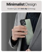 kelpuj Shock Proof Clear Protective Back Case for Samsung Galaxy F14 5G - AirEDGE Technology | 360 Degree Camera Protection | Transparent Hybrid Back Case Mobile Cover - Earthy Black - Image 8