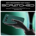 kelpuj Back Cover for 1+ OnePlus Nord 4 5G | Ultra Slim Soft Rubberised Case | Inner Velvet Fabric Lining | Matte Silicone Flexible Mobile Case | Camera Protection - Green - Image 8