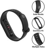 Replacement Strap Wristband for Mi Band 5 Smartwatch | Soft Silicone Matte Sport Wristband Accessory Flexible Bracelet Compatible with Xiaomi Mi Band 5 ? Peppy Red - Image 4