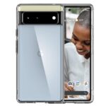Crystal Clear Transparent Back Case Cover for Google Pixel 6 | Full Device & Camera Protection Shockproof TPU Silicone Back Cover Case Transparent - Image 2