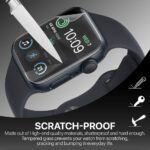 Screen Protector Guard for Apple Watch SE 40mm | MilitaryGrade TPU Nano Film [Not Glass] Clear Anti Scratch Fingerprint Bubble Free High Touch Smart Watch Screen Protection  Pack of 2 - Image 4