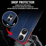 Shock Proof Flip Cover Back Case for Oppo Reno8 T | Magnetic Wallet Leather Case with Stand - Image 4