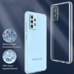 kelpuj Ultra Hybrid Transparent Back Cover for Samsung Galaxy A13 4G | Crystal Clear Shockproof TPU Silicone Back Cover Case Transparent - Image 5