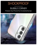 Ultra-Hybrid Crystal Clear Back Case Cover for Samsung Galaxy M34 5G | F34 5G | Hard Back | Slim Fit Shockproof Design | Camera Protection Bump | Back Cover Case (PC,TPU | Transparent) - Image 8