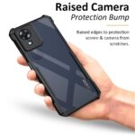 Shock Proof Clear Back Case Mobile Cover for Oppo A17K (Hard | Hybrid PC + TPU | Full Armour Device & Camera Protection | Black) - Image 4