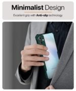 TPU+PC Shock Proof Clear Protective Back Case for Samsung Galaxy M54 | F54 5G - Airedge Technology | 360 Degree Camera Protection | Transparent Hybrid Back Case Mobile Cover - Green - Image 5