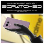 Back Cover for Realme Narzo 60X 5G | 11 5G | 11X 5G | C67 | Ultra Slim Soft Rubberised Case | Inner Velvet Fabric Lining | Matte Silicone Flexible Mobile Case | Camera Protection - Lilac - Image 6