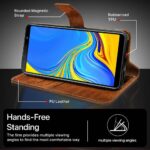 Shock Proof Flip Cover Back Case for Samsung Galaxy A7 2018 | Magnetic Wallet Leather Case with Stand - Image 5