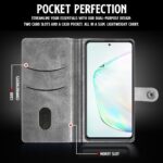 Shock Proof Flip Cover Back Case for Samsung Galaxy Note 10 Lite | Magnetic Wallet Leather Case with Stand - Image 4
