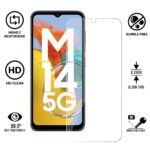 Unbreakable Nano Film Glass Screen Protector for Samsung Galaxy M14 5G [ Flexible Like a Screen Guard, Harder Than a Tempered Glass ]  Pack of 2 Clear - Image 3