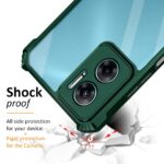 Shock Proof Clear Back Case Mobile Cover for Redmi 11 Prime 5G (Hard | Hybrid PC + TPU | Full Armour Device & Camera Protection | Green) - Image 3