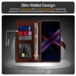 Shock Proof Flip Cover Back Case for Poco X7 Pro 5G | Magnetic Wallet Leather Case with Stand - Image 6