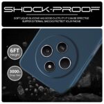 Back Cover for Redmi A4 5G | Poco C75 5G | 14C 5G | Poco M7 | Ultra Slim Soft Rubberised Case | Inner Velvet Fabric Lining | Matte Silicone Flexible Mobile Case | Camera Protection - Blue - Image 4