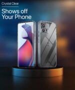 Crystal Clear Transparent Back Case Cover for Motorola Edge 30 Fusion 5G | Full Device & Camera Protection Shockproof TPU | Flexible Silicone Back Cover Case Transparent - Image 3