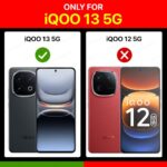 Shock Proof Flip Cover Back Case for Iqoo 13 5G | Magnetic Wallet Leather Case with Stand - Image 2