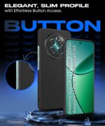 kelpuj Slim Frameless Back Cover for Realme Narzo 70 | Narzo 70 Pro | Realme 12 Plus | P1 5G | Ultra Thin Lightweight Design & Camera Protection | Soft Matte Silicone Flexible Mobile Case (Black) - Image 6