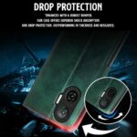 Shock Proof Flip Cover Back Case for Poco F7 | Magnetic Wallet Leather Case with Stand - Image 4