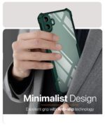 kelpuj Shock Proof Clear Protective Back Case for Nothing CMF Phone 1 - AirEDGE Technology | 360 Degree Camera Protection | Transparent Hybrid Back Case Mobile Cover - Green - Image 8