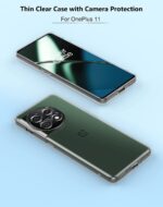 Crystal Clear Transparent Back Case Cover for 1+ OnePlus 11 5G | Full Device & Camera Protection Shockproof TPU | Flexible Silicone Back Cover Case Transparent - Image 6