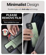 Shock Proof Clear Back Case Mobile Cover for Moto G54 5G | Moto G64 5G (Hard | Hybrid PC + TPU | Full Armour Device & Camera Protection | Earthy Black) - Image 5