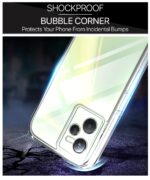 Ultra-Hybrid Crystal Clear Back Case Cover for Realme Narzo 50A Prime | Realme C35 | Hard Back | Slim Fit Shockproof Design | Camera Protection Bump | Back Cover Case (PC,TPU |Transparent) - Image 4
