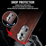 Shock Proof Flip Cover Back Case for Oppo Reno 11 Pro 5G | Magnetic Wallet Leather Case with Stand - Image 5