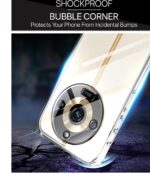 Crystal Clear Transparent Back Case Cover for Realme Narzo 60 PRO | 11 PRO | 11 PRO Plus 5G | Full Device & Camera Protection Shockproof TPU Silicone Back Cover Case Transparent - Image 4