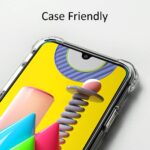 Premium Edge to Edge Coverage Full Glue Cover HD Screen Protection AntiScratch with Easy Installation Kit Curved Edges Case Friendly Guard Tempered Glass for Samsung Galaxy M31 Black - Image 4