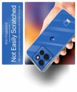 Transparent Back Cover Case Compatible with Motorola Moto Edge 50 Neo 5G Shockproof TPU Silicone Mobile Cover with Raised Bumps for Full Body & Camera Protection Clear/Transparent - Image 6