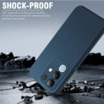 Back Cover for Vivo T4X 5G | IQOO Z10X 5G | Ultra Slim Soft Rubberised Case | Inner Velvet Fabric Lining | Matte Silicone Flexible Mobile Case | Camera Protection (Blue) - Image 4