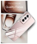 Crystal Clear Transparent Back Cover Case Compatible with Oppo Reno 12 5G Shockproof Flexible TPU Silicone Case with Full Body & Camera Protection Transparent - Image 7