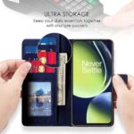 Shock Proof Flip Cover Back Case for Oneplus Nord Ce 3 Lite 5G | Magnetic Wallet Leather Case with Stand - Image 3